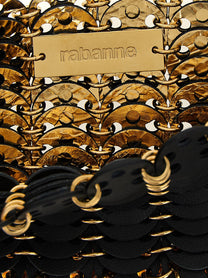 Rabanne Nano Flip Reversible Shoulder Strap Black