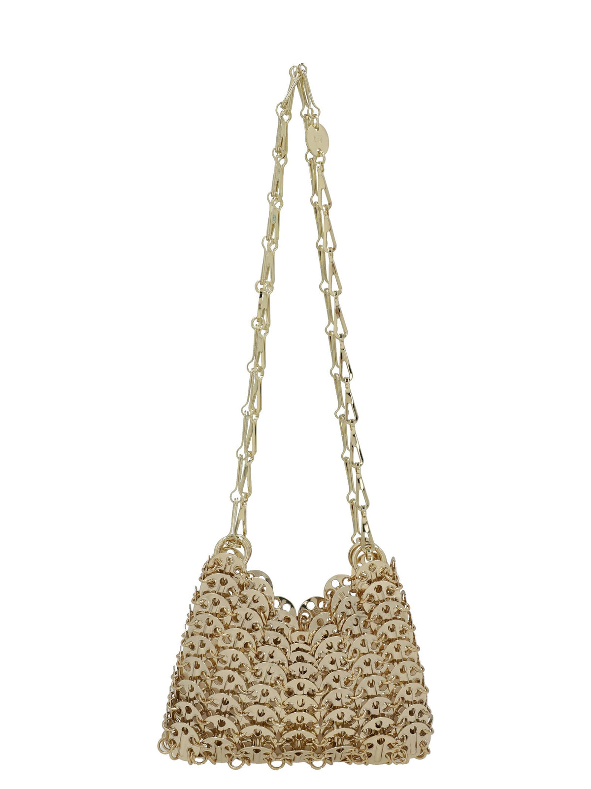 Rabanne Nano Shoulder Bag Gold