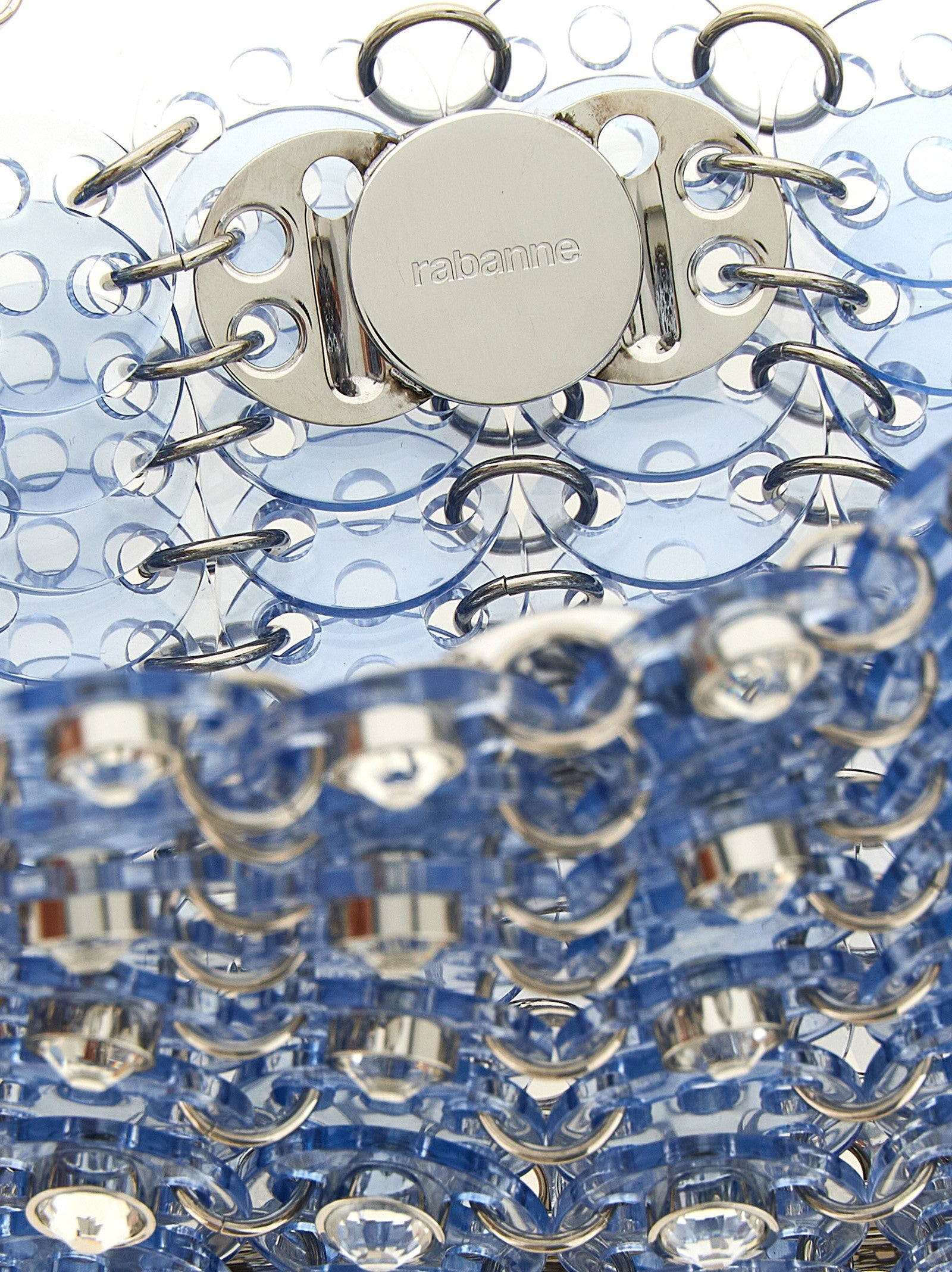 Rabanne Nano Shoulder Bag Blue