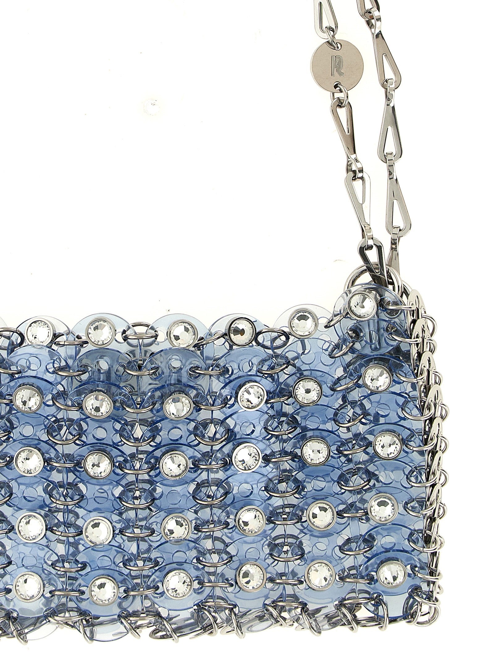 Rabanne Nano Shoulder Bag Blue