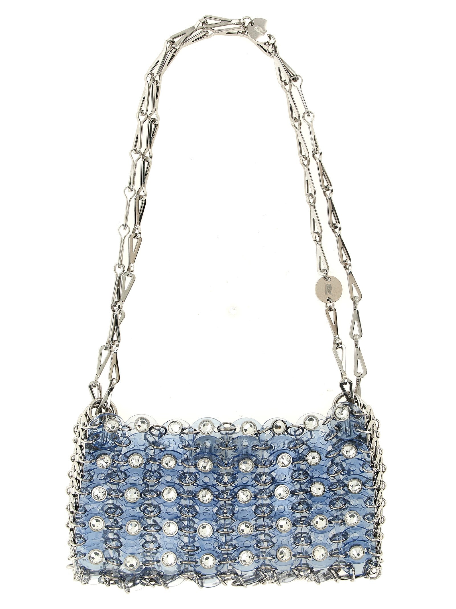 Rabanne Nano Shoulder Bag Blue