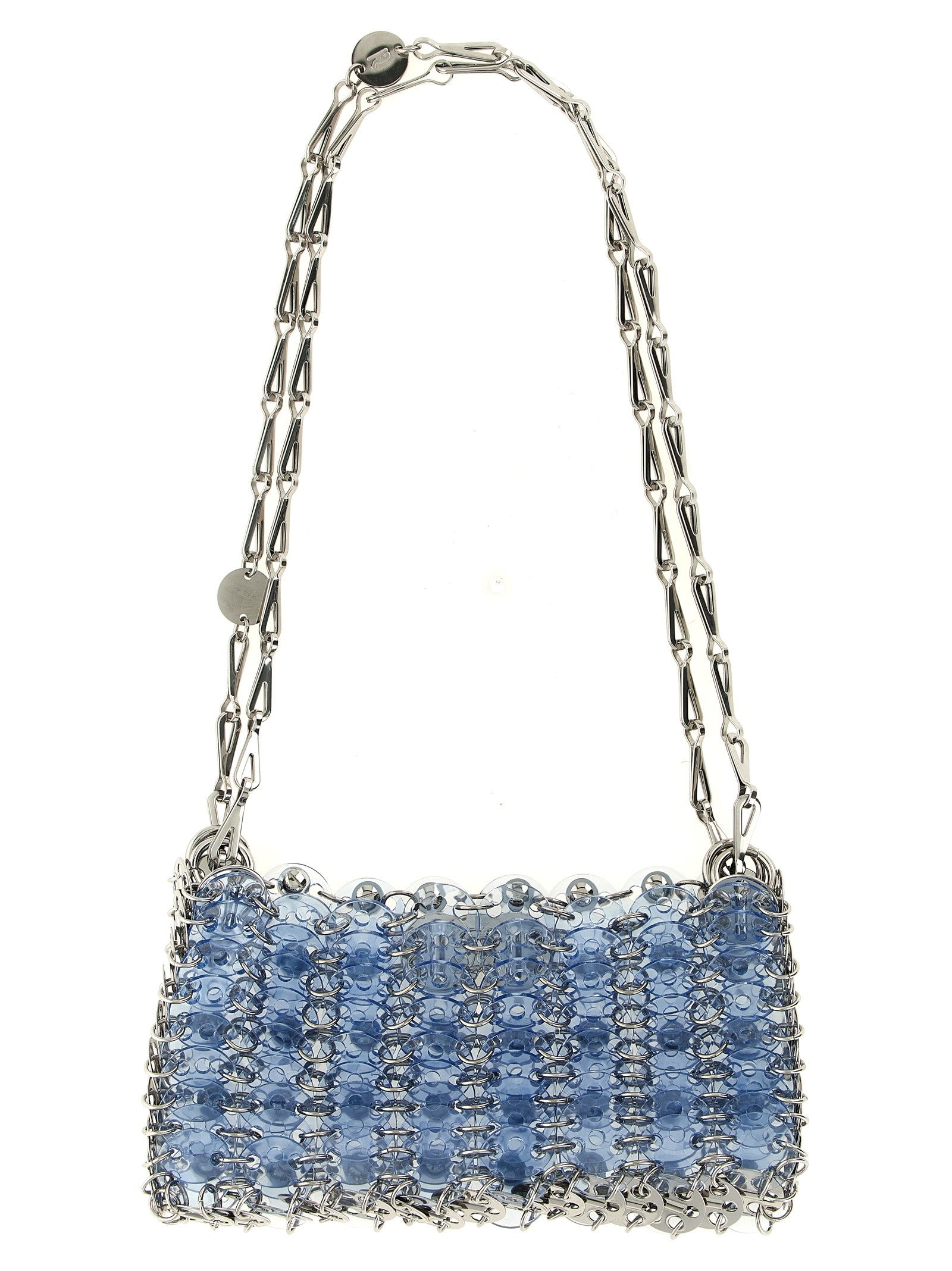 Rabanne Nano Shoulder Bag Blue