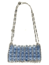 Rabanne Nano Shoulder Bag Blue