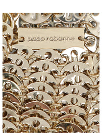 Rabanne Nano Shoulder Bag Gold