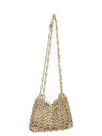 Rabanne Nano Shoulder Bag Gold