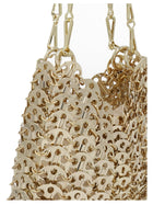 Rabanne Nano Shoulder Bag Gold, view 3