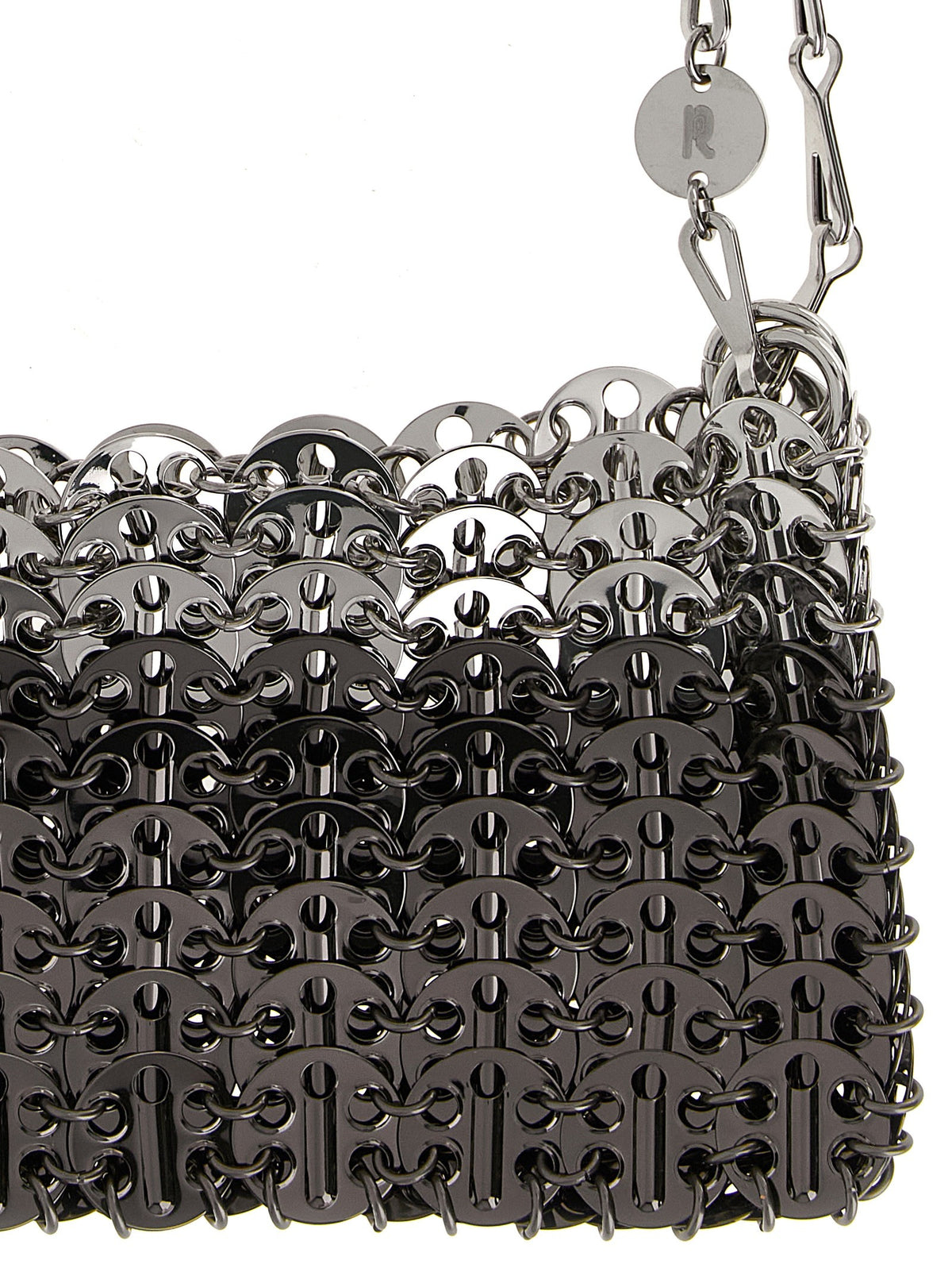 Rabanne Skyline Nano Bag Silver, view 3
