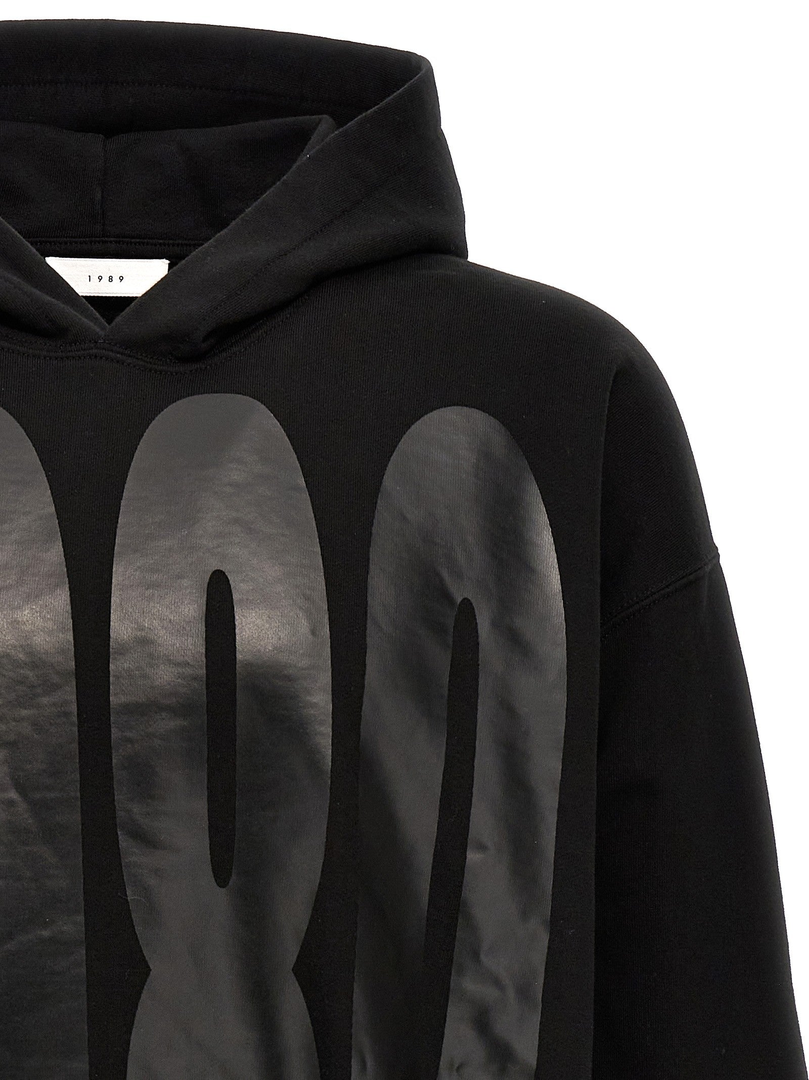 1989 STUDIO Faded Hoodie Black