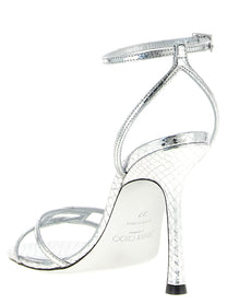 Jimmy Choo Leo Sandals Silver