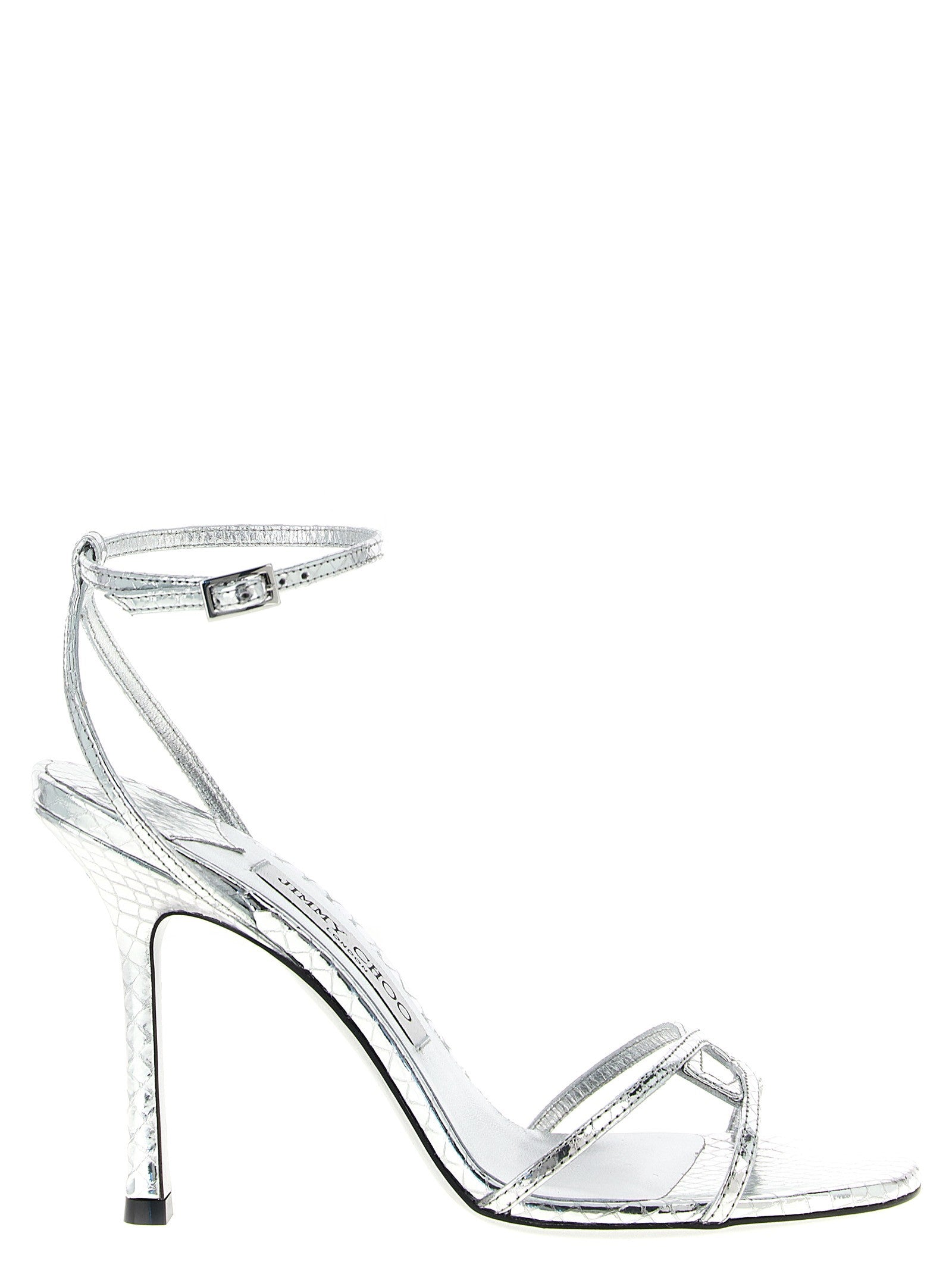 Jimmy Choo Leo Sandals Silver