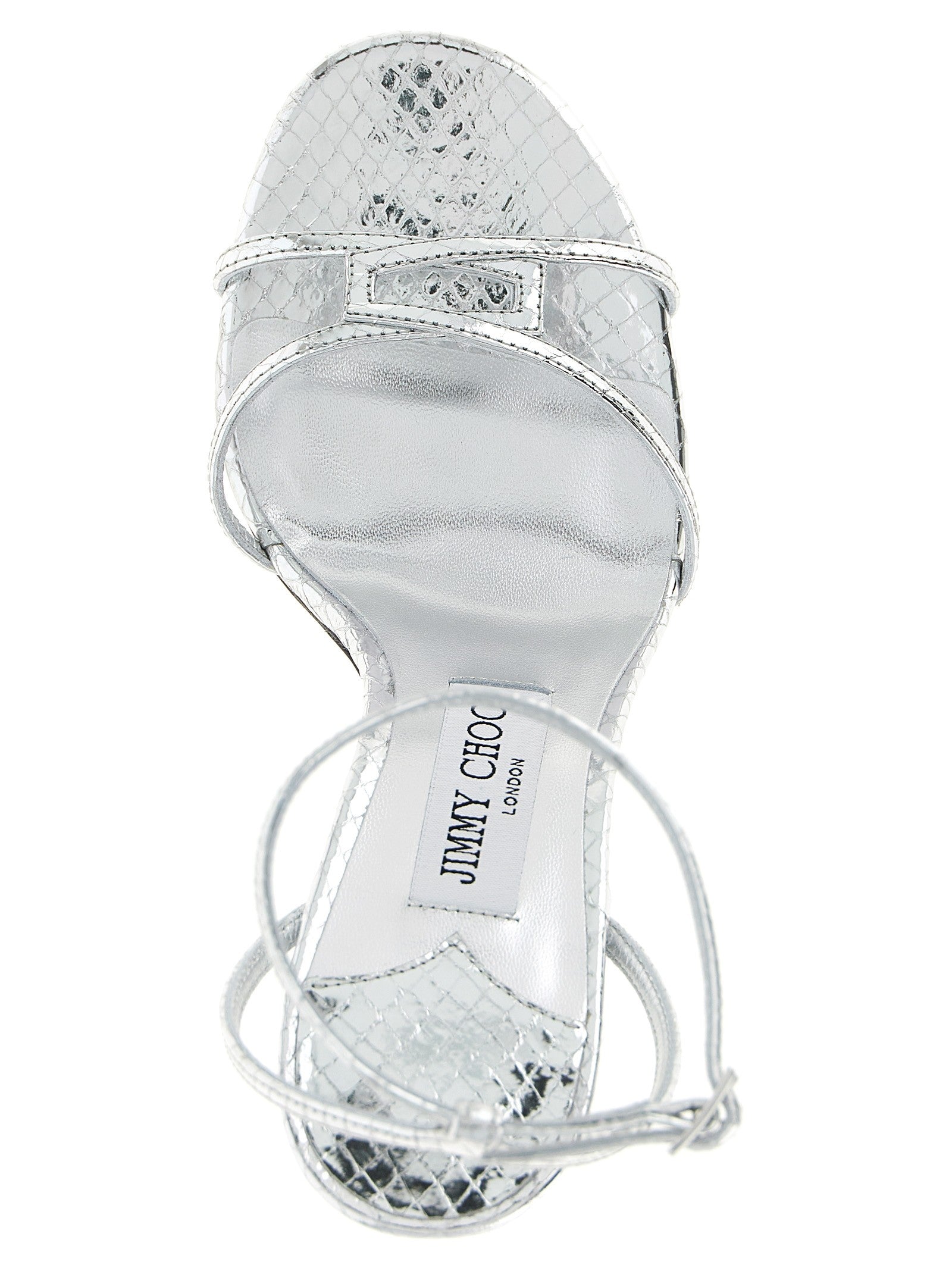Jimmy Choo Leo Sandals Silver