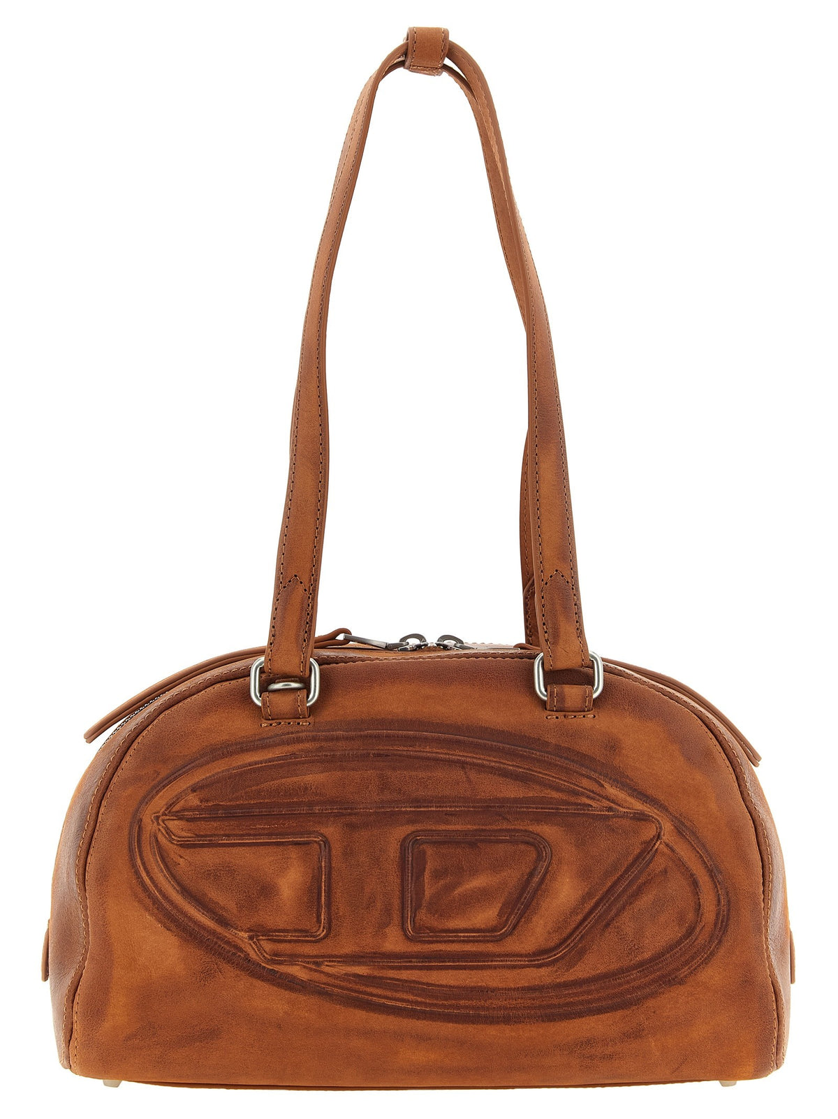 Diesel Dome Soft Shoulder Bag Brown