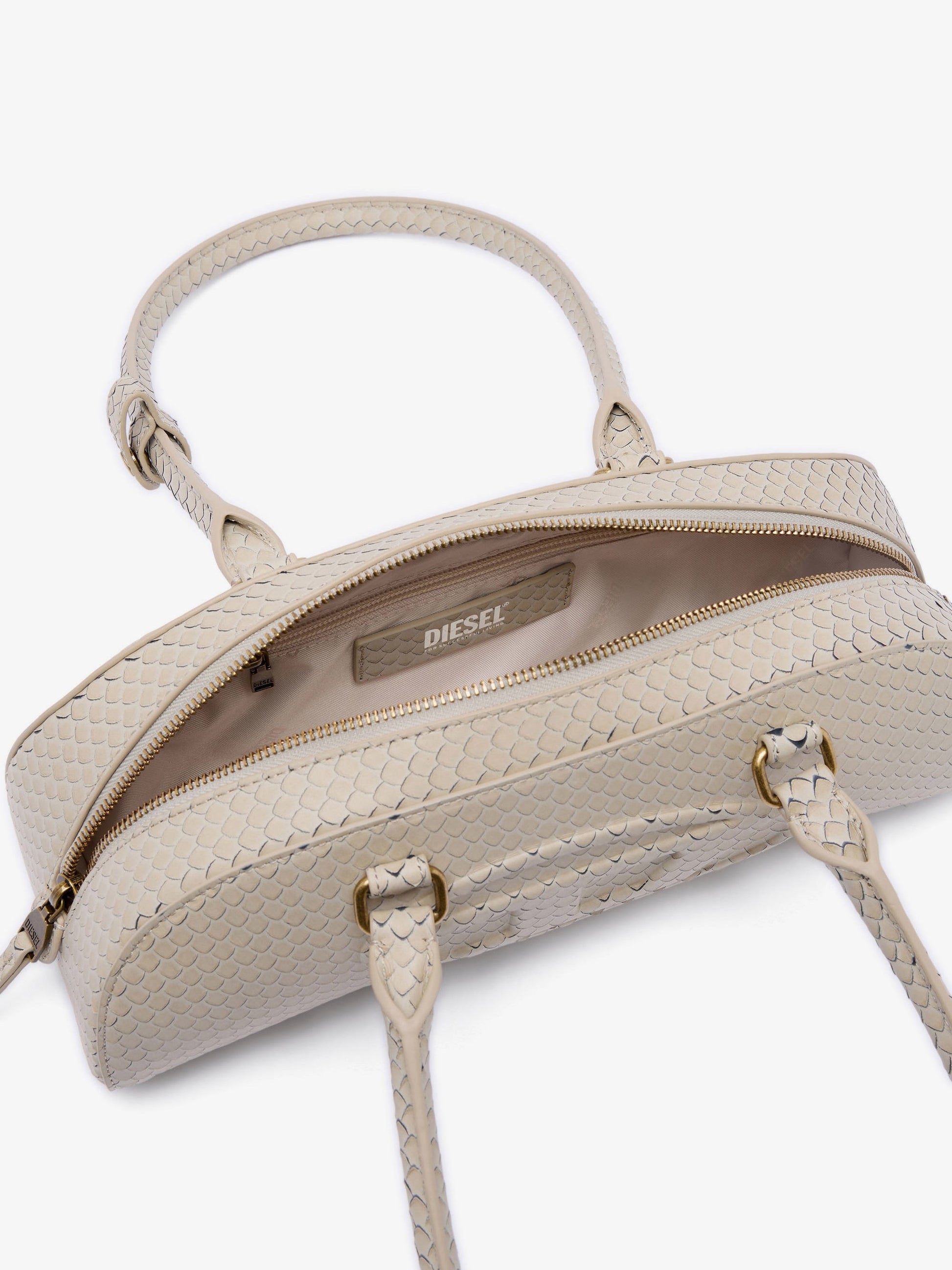 Diesel Women's Dome Shoulder Bag Beige