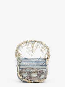 Diesel Women's XS Denim Crossbody Bag Grey