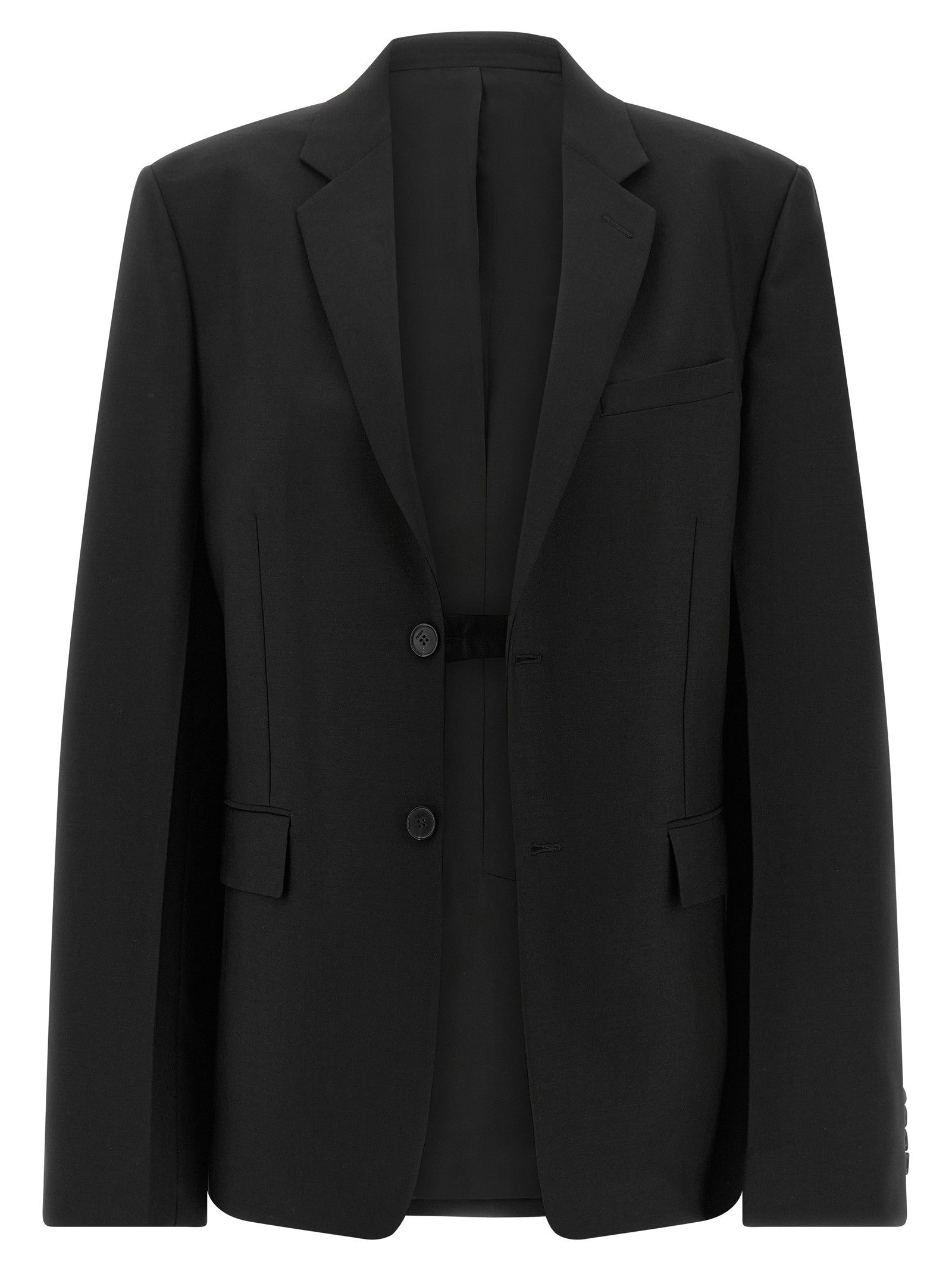 Fendi Buttons Blazer Black