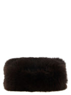 Yves Salomon Fur Sleeve Brown