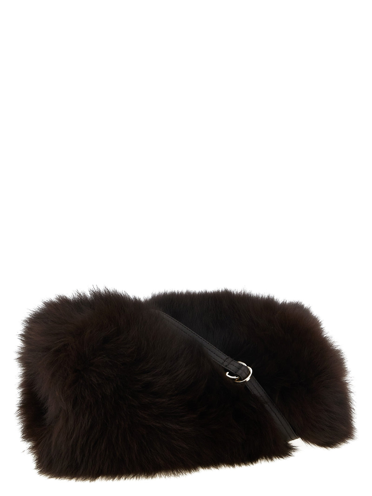 Yves Salomon Fur Sleeve Brown