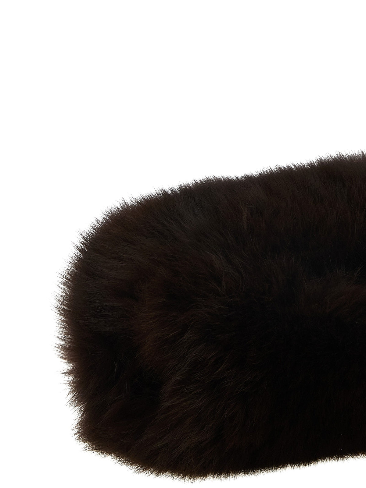 Yves Salomon Fur Sleeve Brown