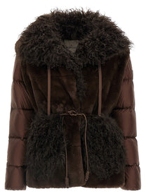 Moncler Immersif Down Jacket Brown