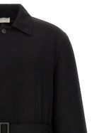 The Row Rozi Coat Black, view 3