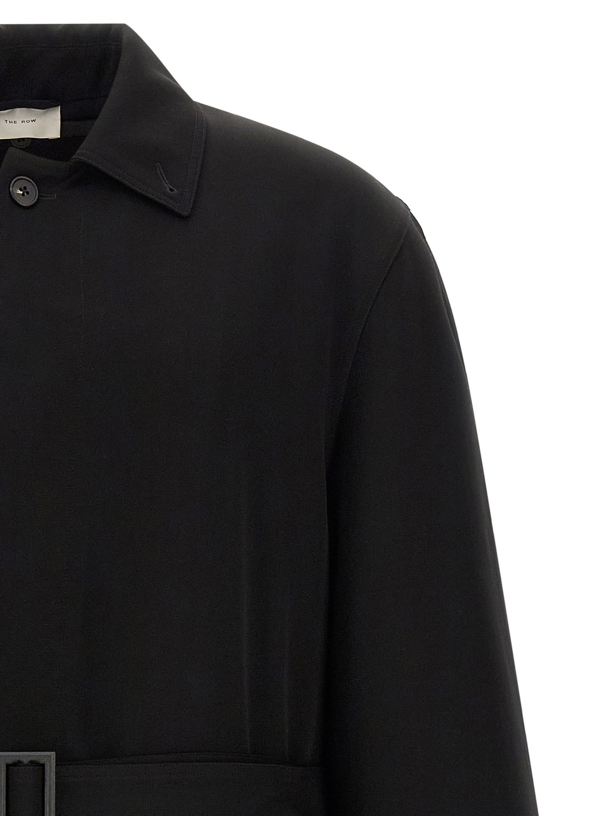 The Row Rozi Coat Black, view 3