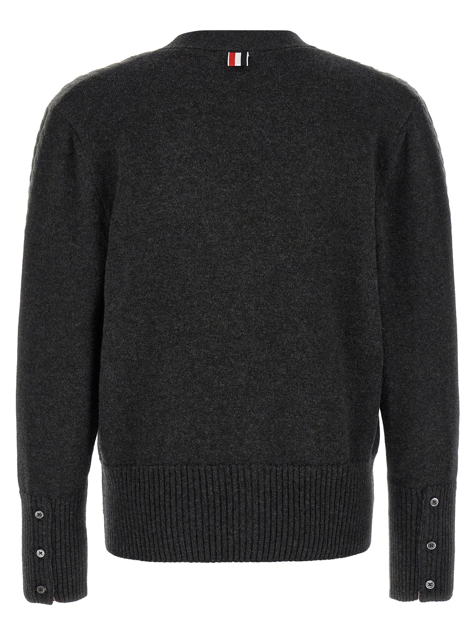Thom Browne Trompe Lœil Cardigan Grey