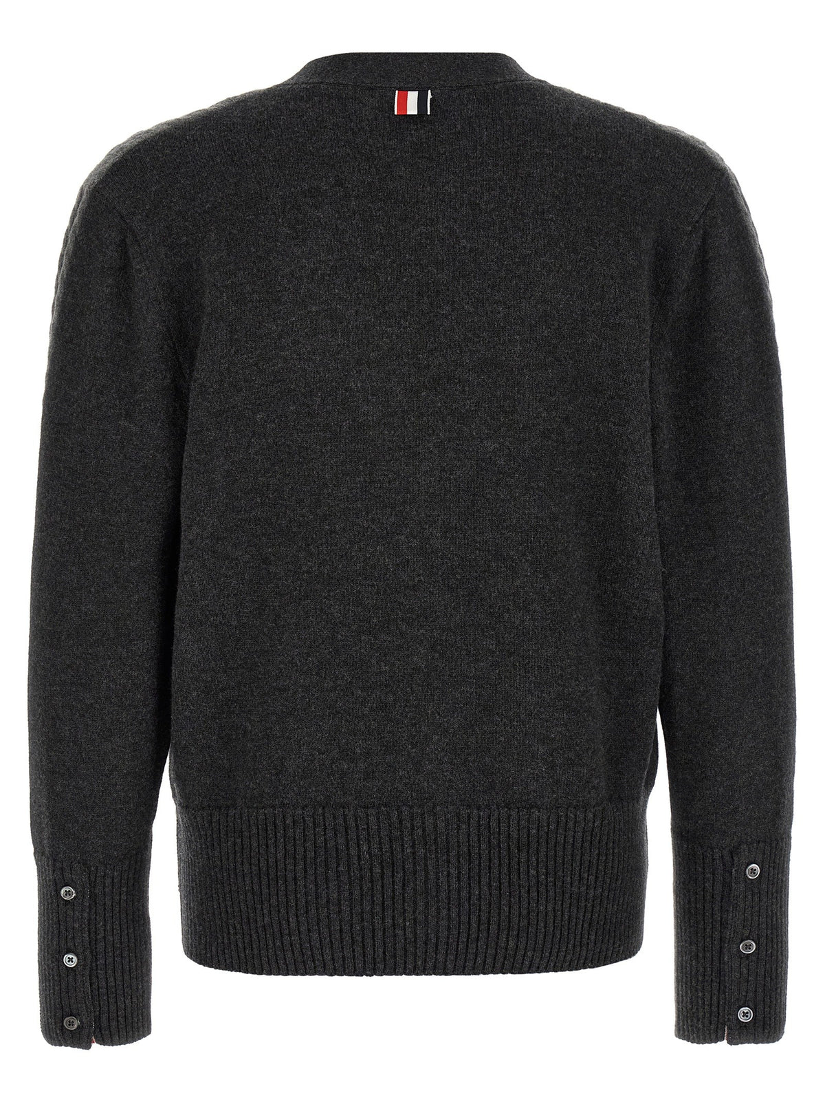 Thom Browne Trompe Lœil Cardigan Grey, view 2