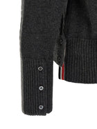 Thom Browne Trompe Lœil Cardigan Grey, view 4