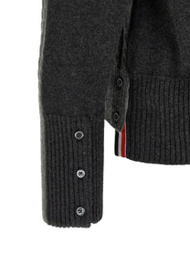 Thom Browne Trompe Lœil Cardigan Grey