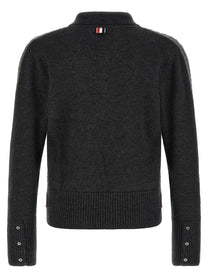 Thom Browne Trompe Loeil Polo Shirt Grey