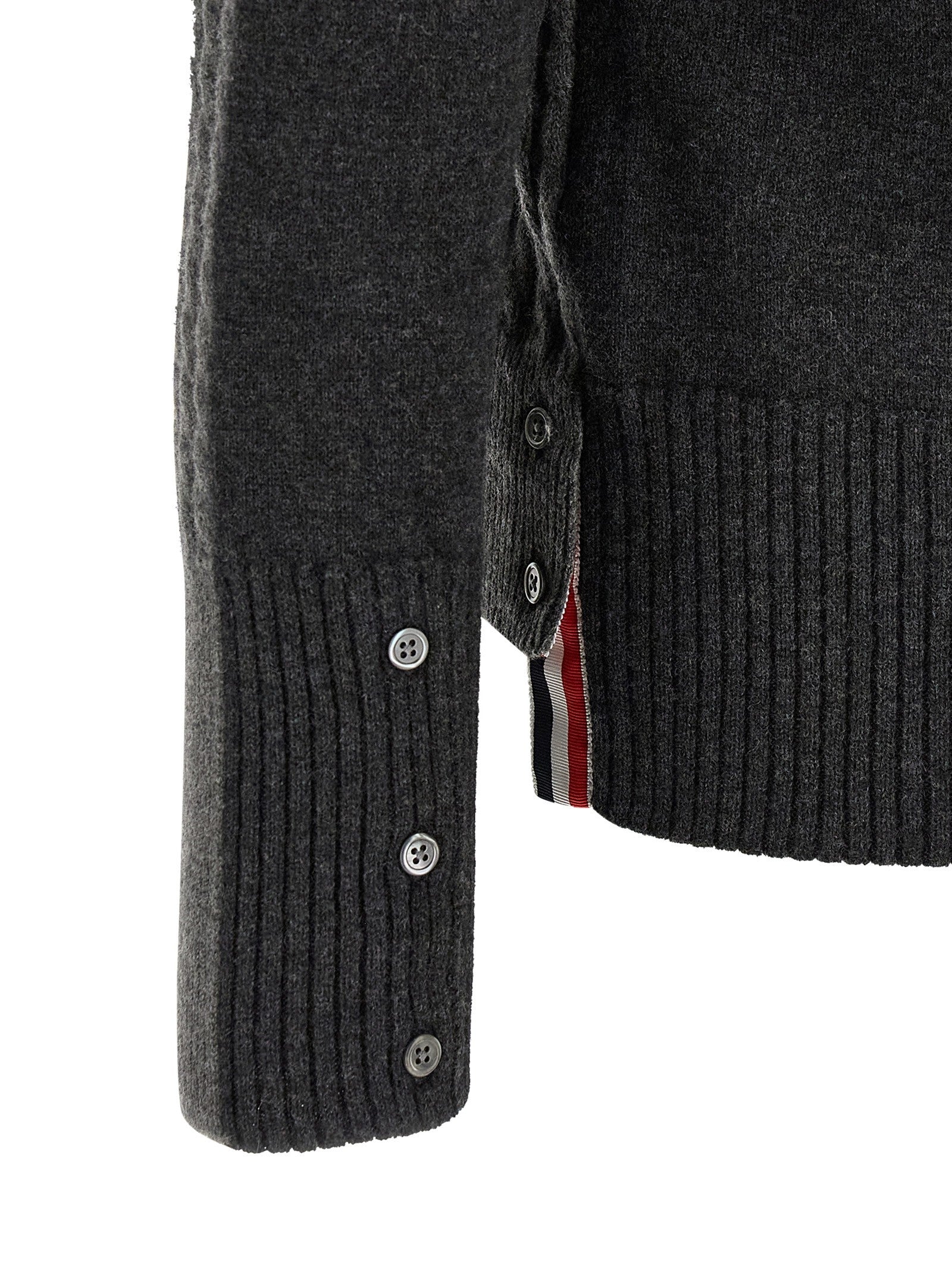Thom Browne Trompe Loeil Polo Shirt Grey
