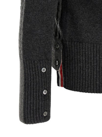 Thom Browne Trompe Loeil Polo Shirt Grey