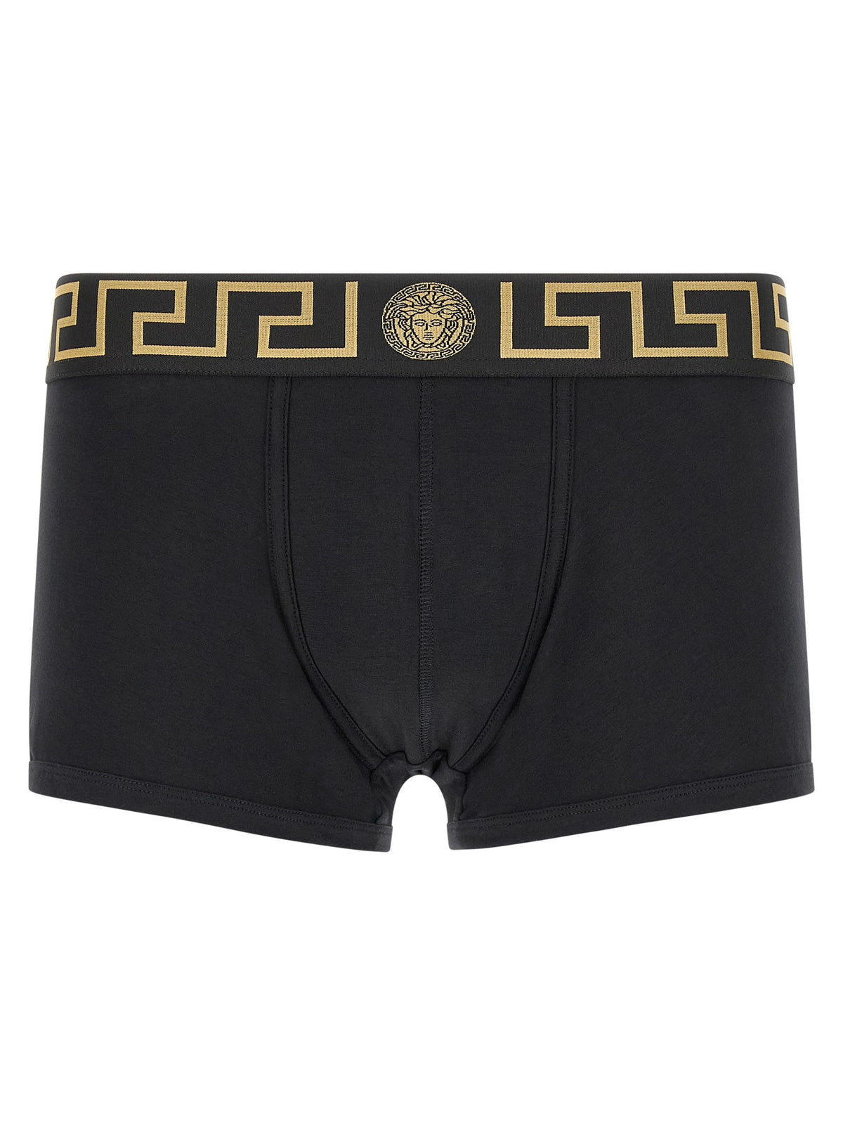 Versace Boxer Trunk Greca Pattern Black, view 2