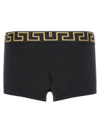 Versace Boxer Trunk Greca Pattern Black, view 3