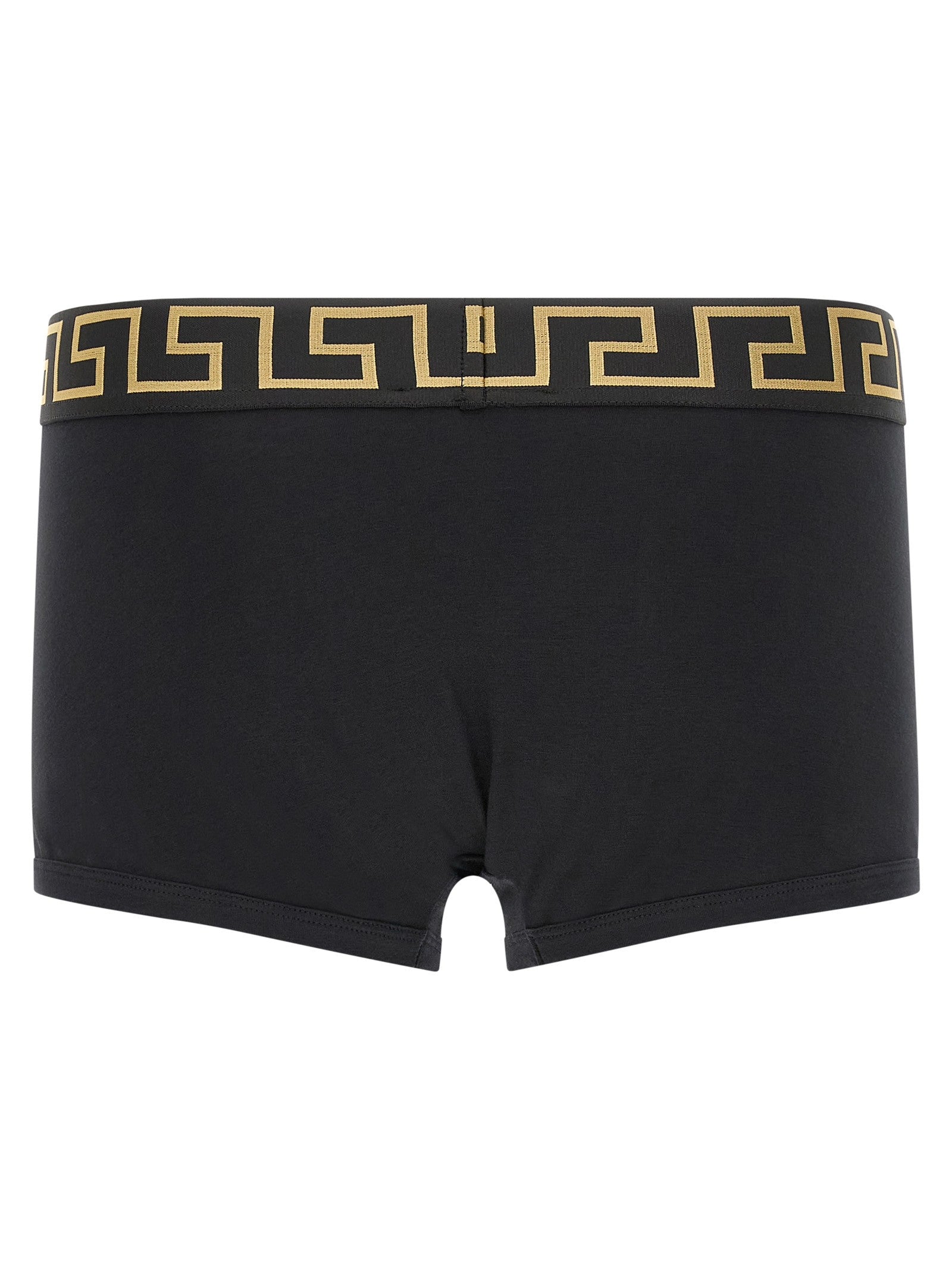 Versace Boxer Trunk Greca Pattern Black