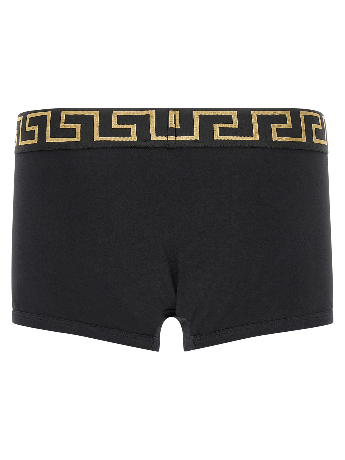 Versace Boxer Trunk Greca Pattern Black, view 3