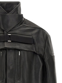 Rick Owens Piece Mac Jacket Black, view 4