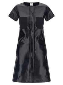 courrèges Vinyl Dress Blue