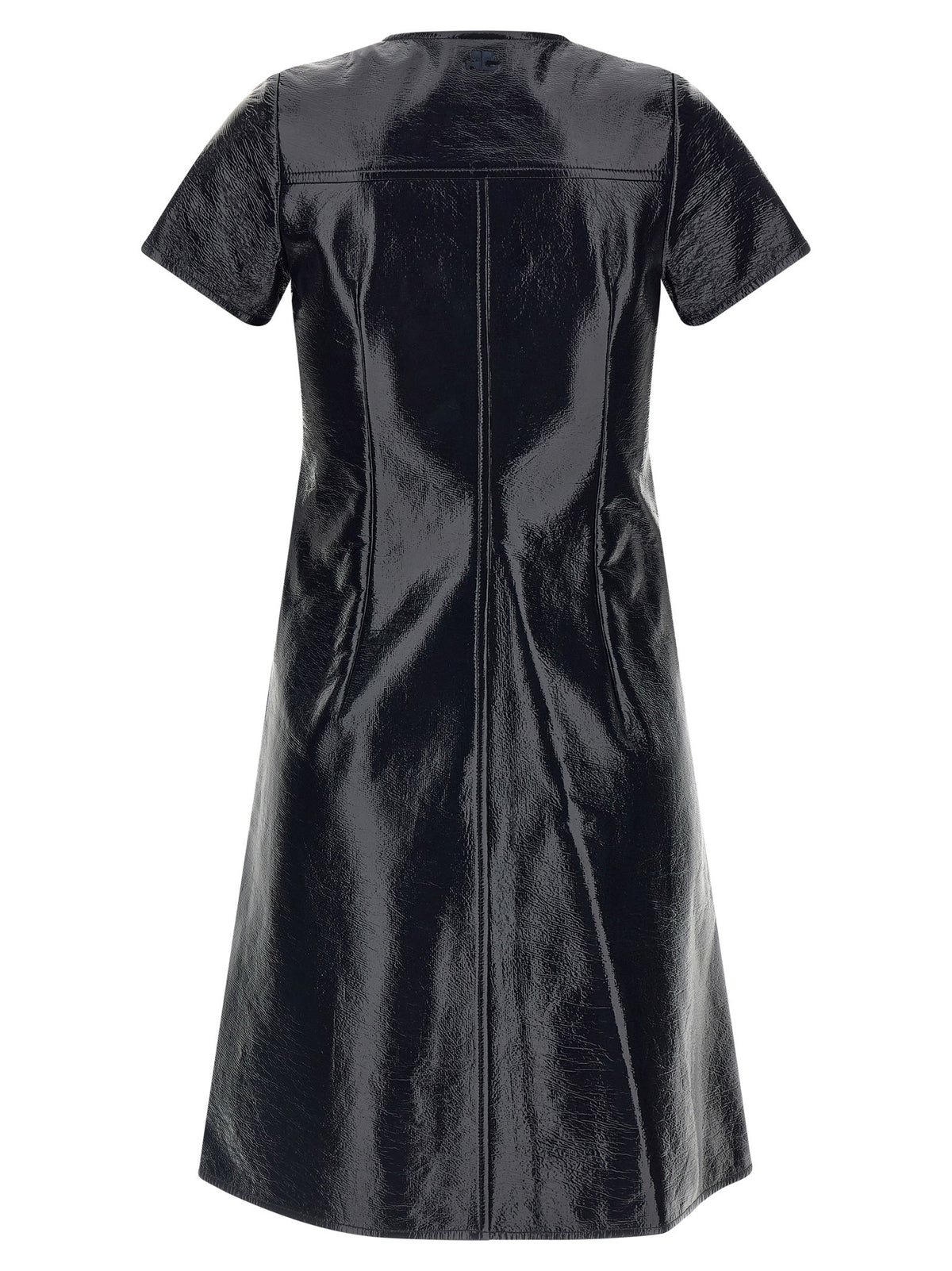 courrèges Vinyl Dress Blue