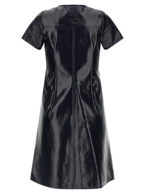 courrèges Vinyl Dress Blue
