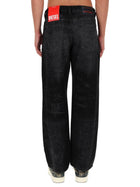 Diesel Men's Macro Fsh Jeans Blue, view 4