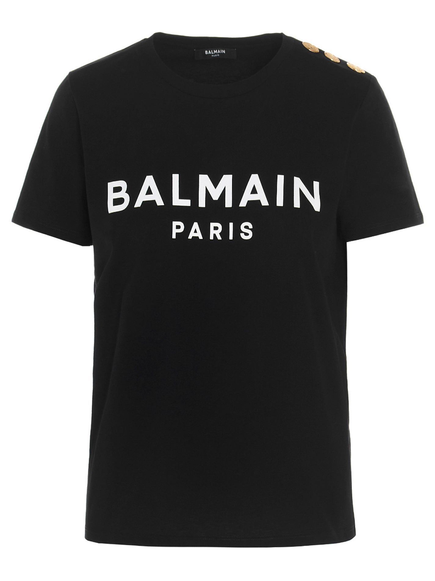 BALMAIN - BALMAIN - Logo print T-shirt - Women’s Tops