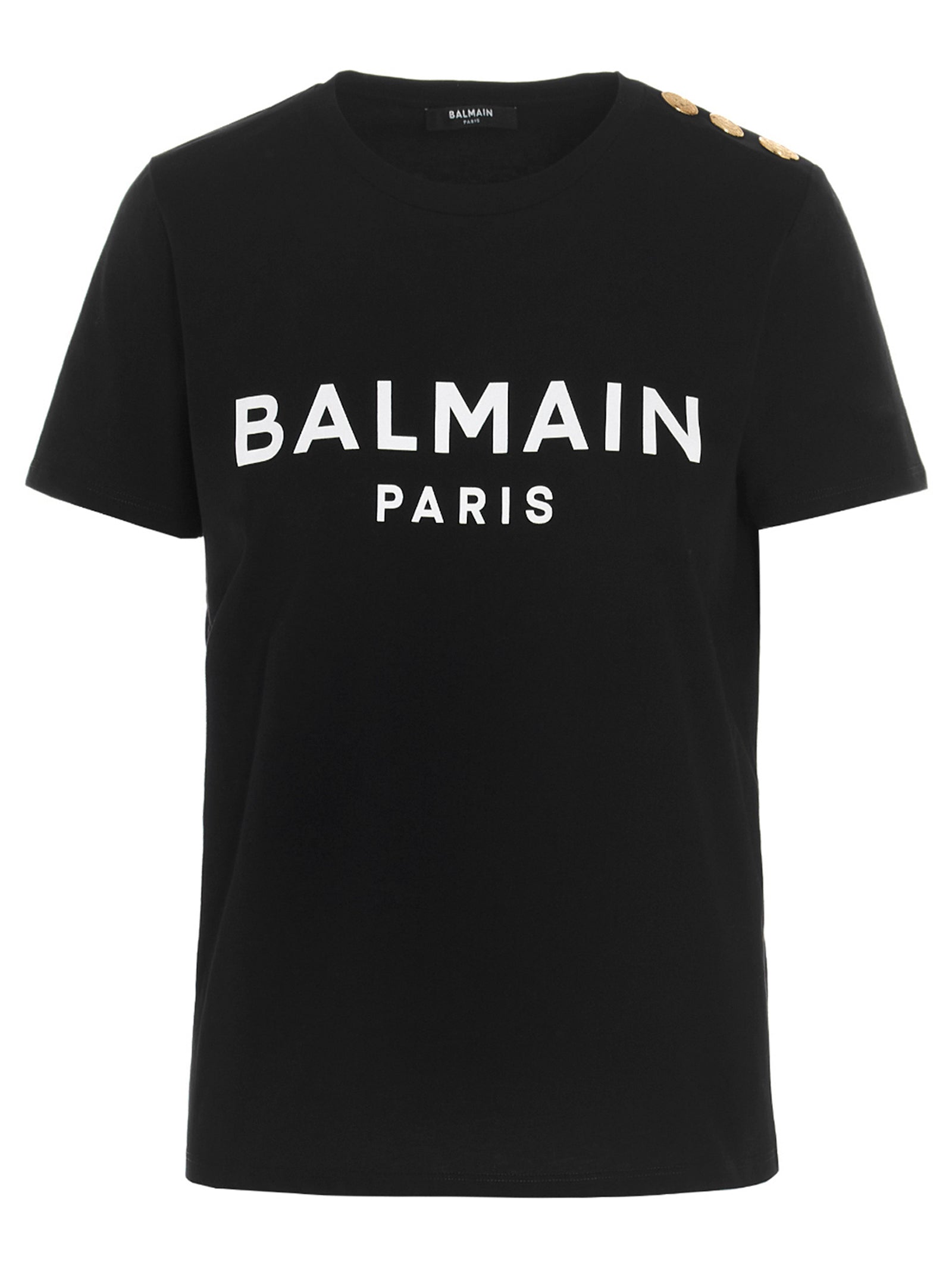 BALMAIN - BALMAIN - Logo print T-shirt - Women’s Tops