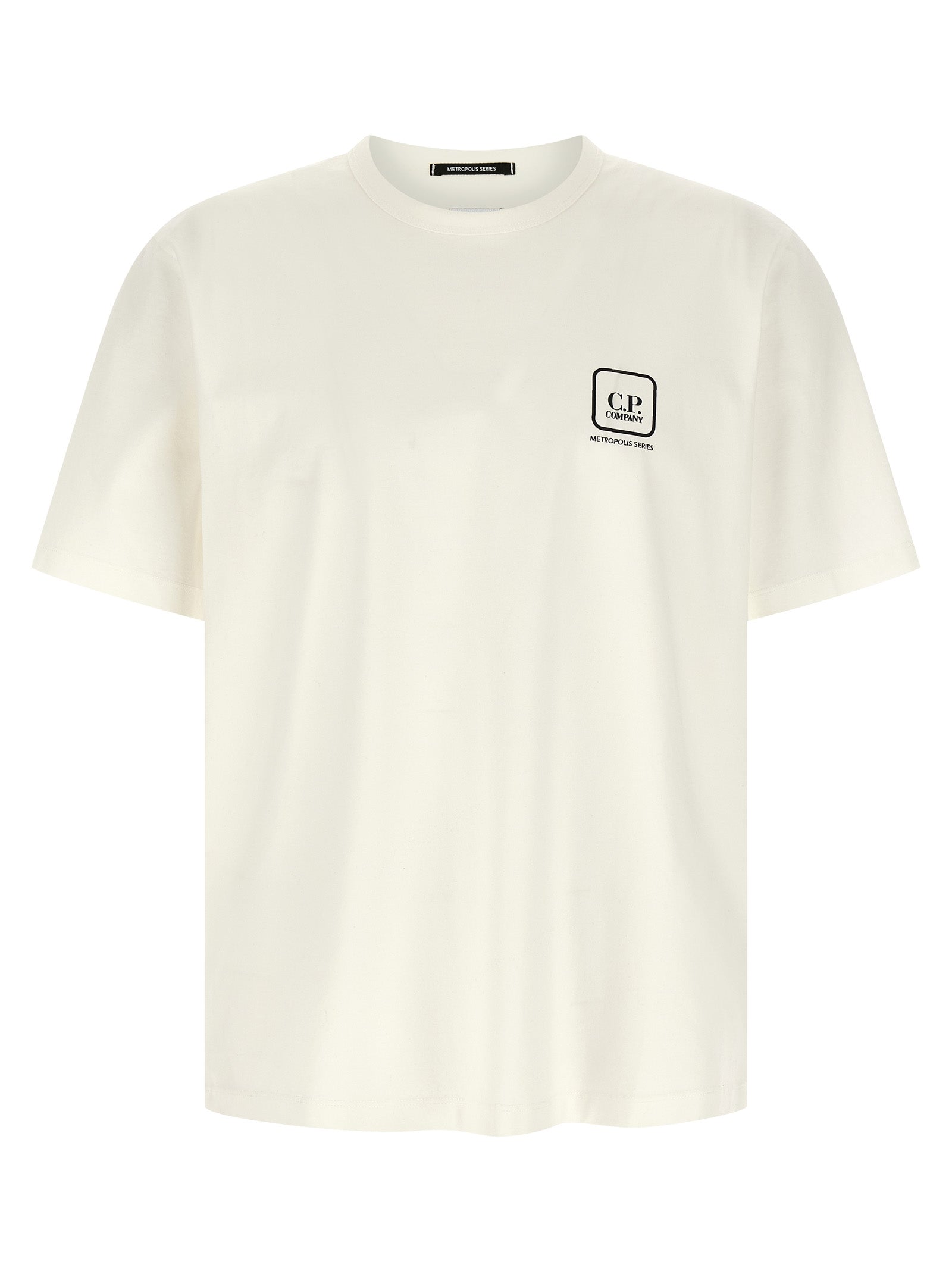 C.P. COMPANY - C.P. COMPANY Men’s The Metropolis Series T-Shirt White - Men’s Tops