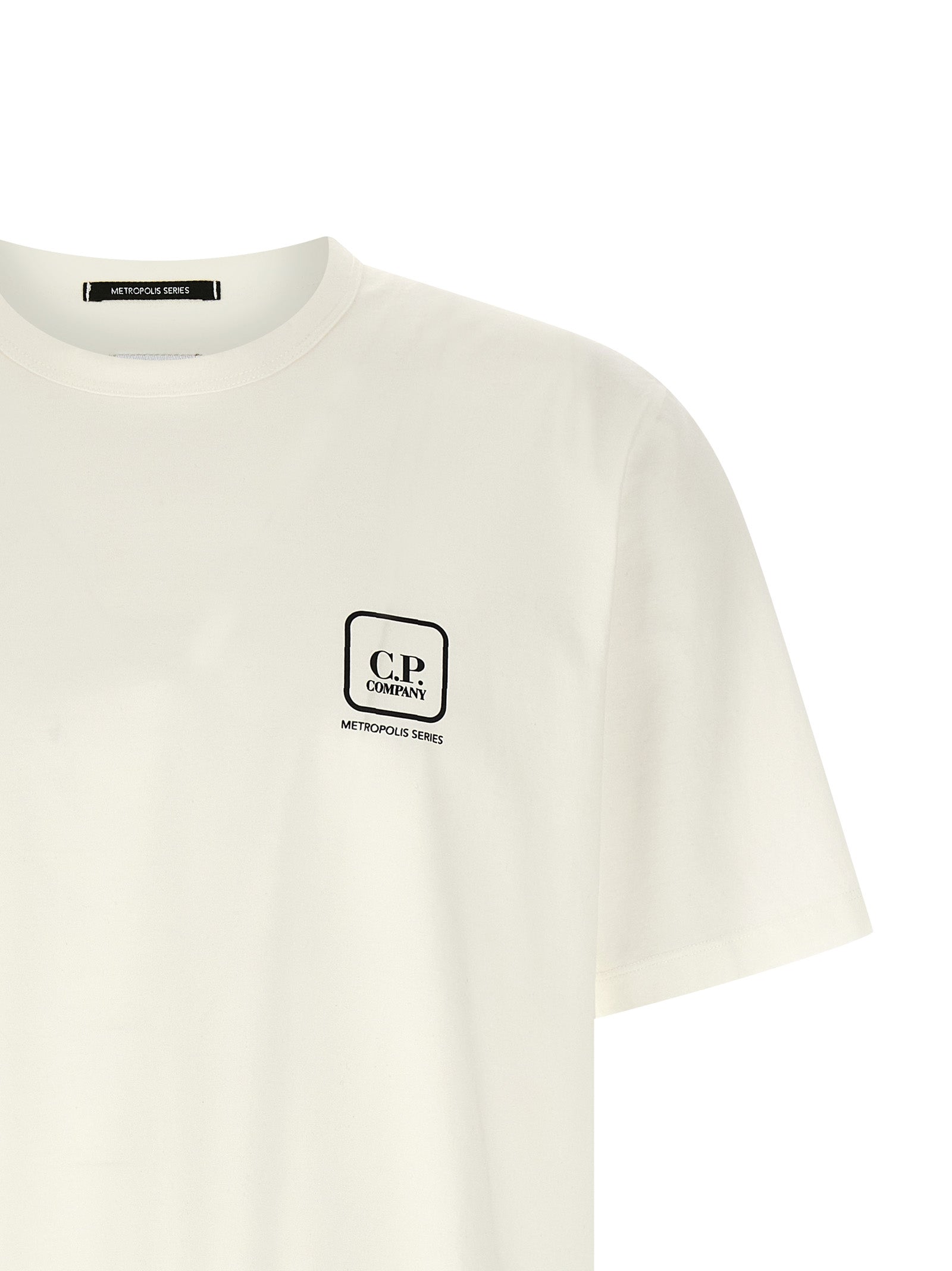 C.P. COMPANY - C.P. COMPANY Men’s The Metropolis Series T-Shirt White - Men’s Tops