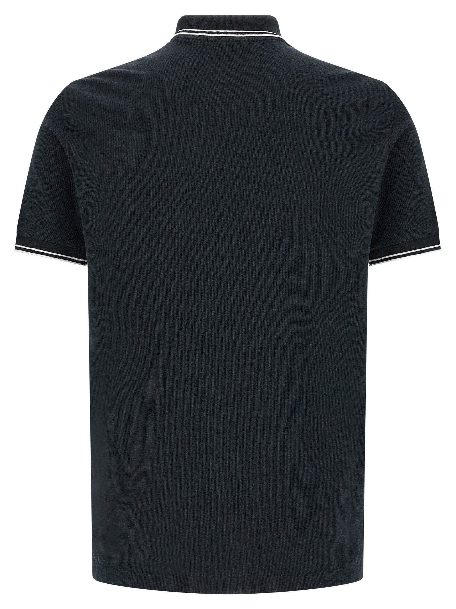 Stone Island Men's Organic Cotton Polo Shirt Blue