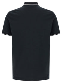 Stone Island Men's Organic Cotton Polo Shirt Blue