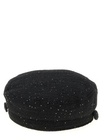 MAISON MICHEL - MAISON MICHEL Women’s New Abby Hat Black - Women’s Accessories