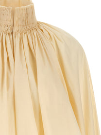 KHAITE - KHAITE Women’s Durer Shirt Beige - Women’s Tops