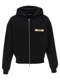 JACQUEMUS - JACQUEMUS - ’Le Hoodie Grip Gros Grain’ hoodie - Men’s Sweatshirts